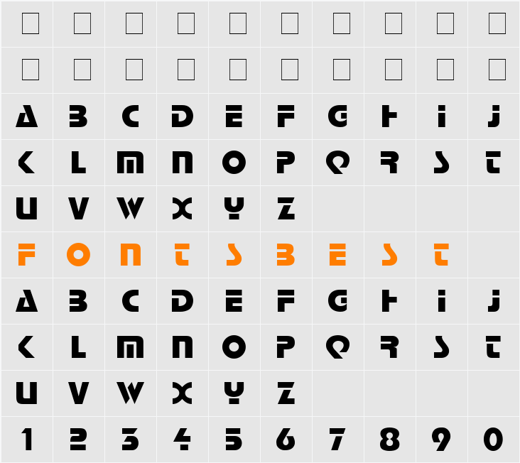 Scott Character Map