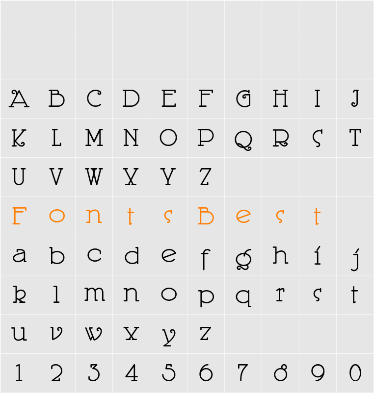 PicayuneIntelligence Character Map