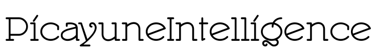 PicayuneIntelligence Font Image