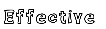 Effective  Font Image