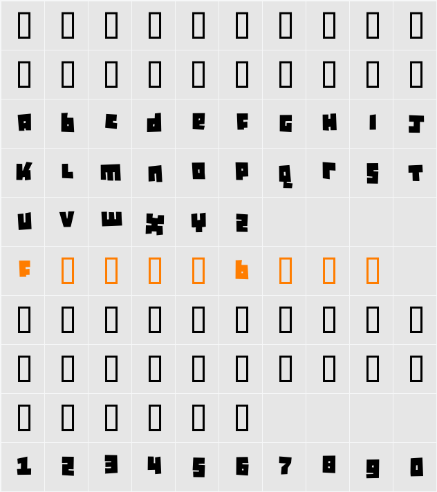 GirlScoutBitch Character Map
