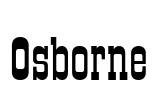 Osborne Font Image