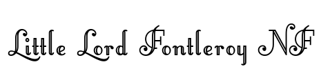 Little Lord Fontleroy NF
