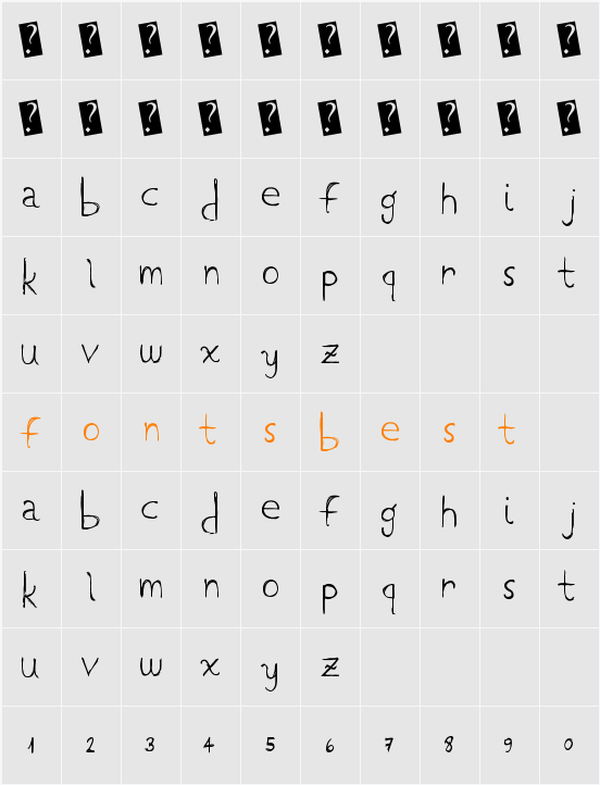 LowCase Character Map