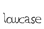 LowCase Font Image