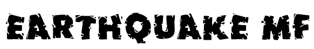 Earthquake MF Font Image