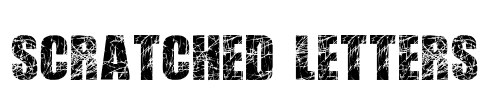 Scratched Letters