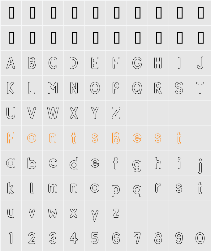 ReSiple Character Map