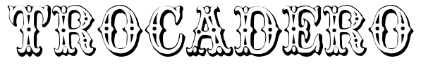 Trocadero Font Image
