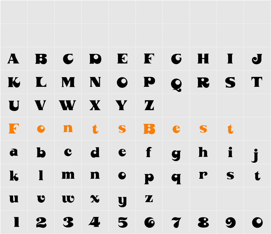 Dirigent Character Map