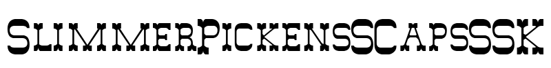 SlimmerPickensSCapsSSK Font Image