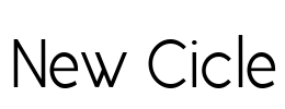 New Cicle Font Image