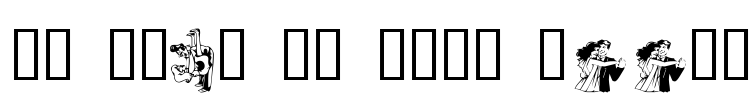 KR Kick Up Your Heels Font Image