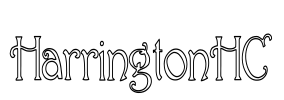 HarringtonHC Font Image