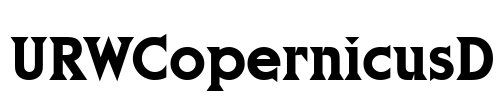 URWCopernicusD Font Image
