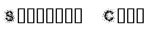 Splatter Caps Font Image