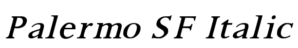 Palermo SF Italic