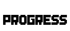 PROGRESS Font Image