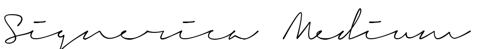 Signerica Medium