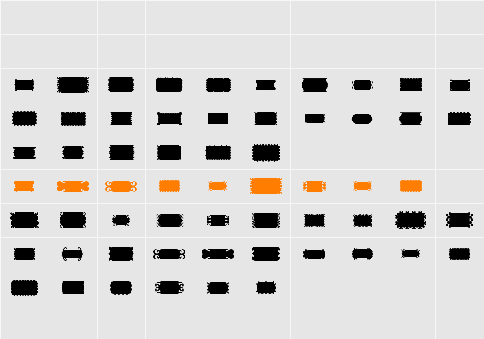 Sl Solid 1 Character Map