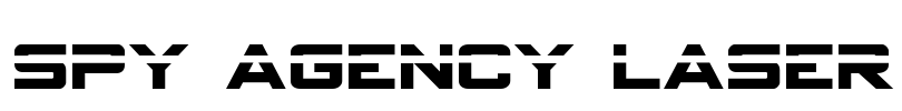 Spy Agency Laser Font Image