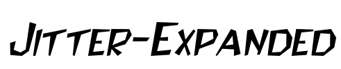 Jitter-Expanded Font Image