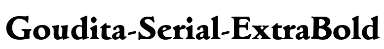 Goudita-Serial-ExtraBold
