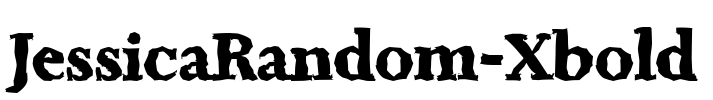 JessicaRandom-Xbold Font Image