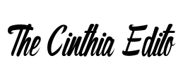 The Cinthia Edito Font Image