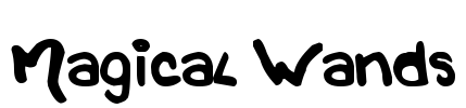 Magical Wands Font Image
