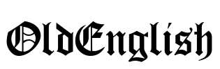 OldEnglish Font Image