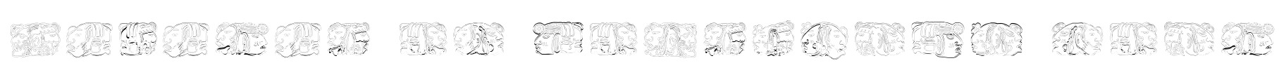 Sipirit of Montezuma Four Font Image