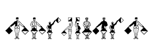 SignFlags Font Image