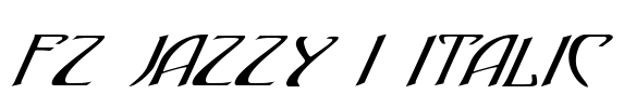 FZ JAZZY 1 ITALIC