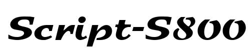 Script-S800