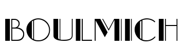 BoulMich Font Image