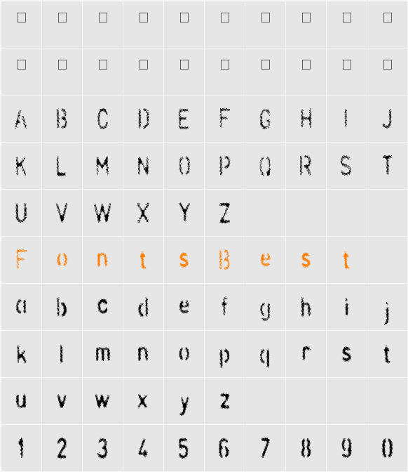 The Hydrogen Prophecy Character Map
