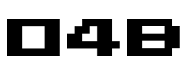 04b Font Image