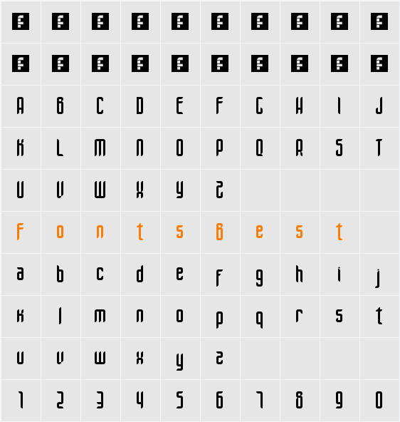 Unik Type 2.0 Character Map