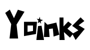 Yoinks Font Image