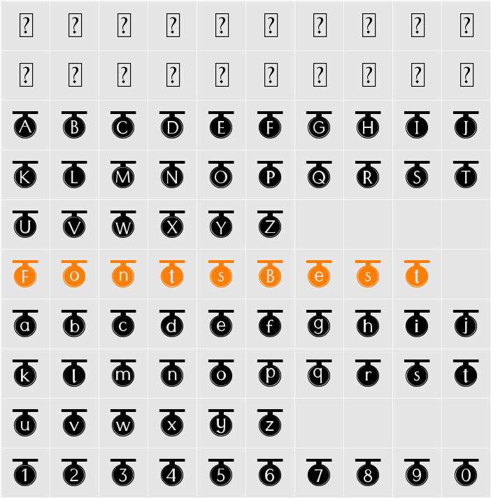 Party Time Character Map