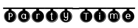 Party Time Font Image
