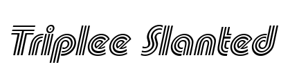 Triplee Slanted