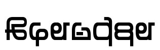 Zentran Font Image
