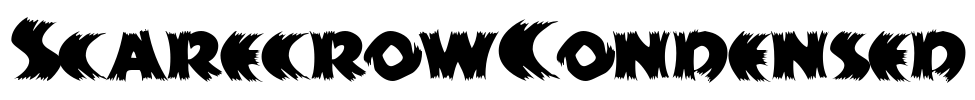 ScarecrowCondensed Font Image