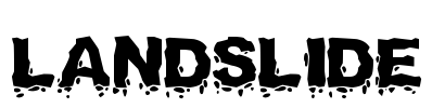 Landslide Font Image
