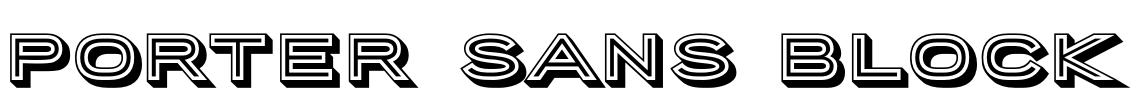 Porter Sans Block