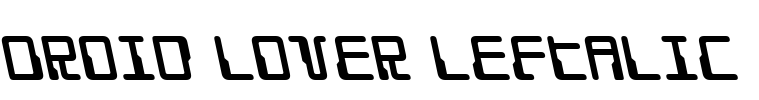 Droid Lover Leftalic