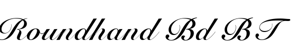 Roundhand Bd BT