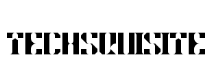 TECHSQUISITE Font Image